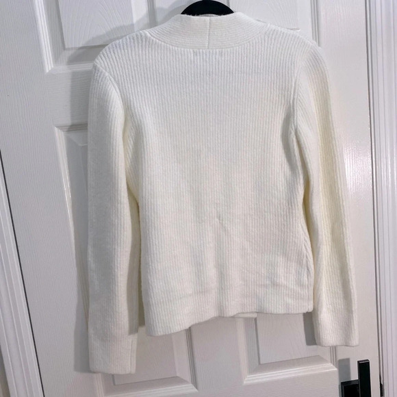 Elegant JLUXLABEL Cream Women's Sweater/cardigan size L - Picture 7 of 11